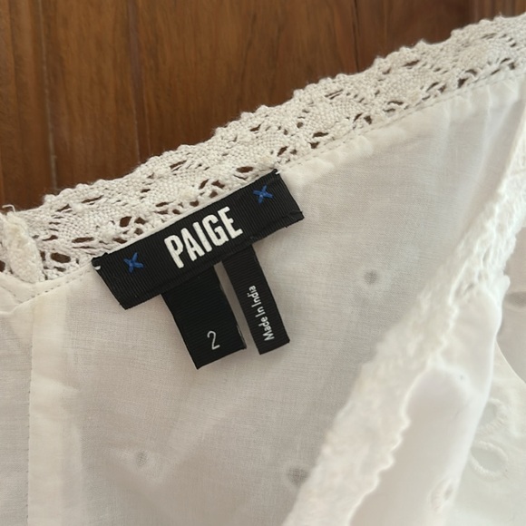 PAIGE White Eyelet Lace Blouse - Picture 2 of 6